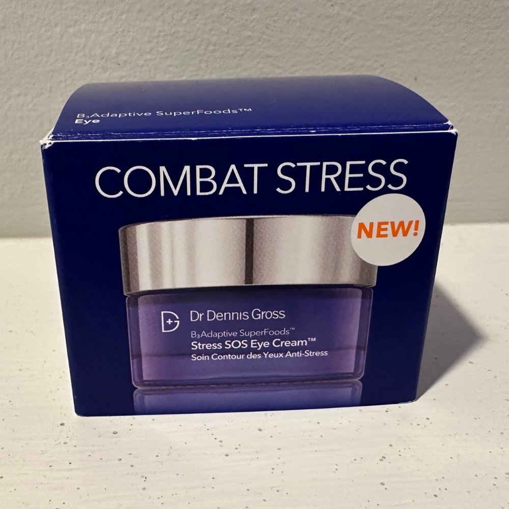 Dr. Dennis Gross Stress SOS Eye Cream .05 oz. Brand New and Sealed!